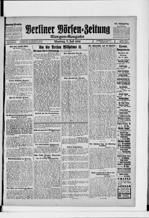 Berliner Börsen-Zeitung vom 07.07.1919