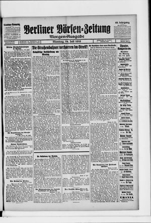 Berliner Börsen-Zeitung vom 14.07.1919