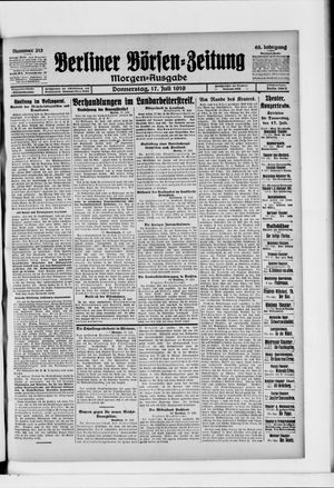 Berliner Börsen-Zeitung vom 17.07.1919