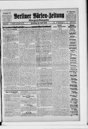 Berliner Börsen-Zeitung vom 18.07.1919