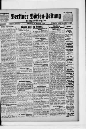 Berliner Börsen-Zeitung vom 04.08.1919