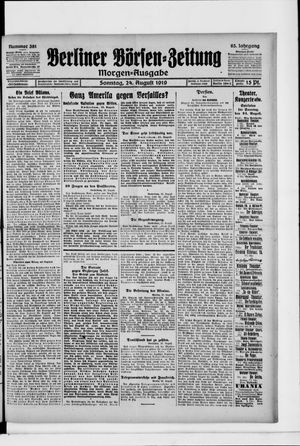Berliner Börsen-Zeitung vom 24.08.1919