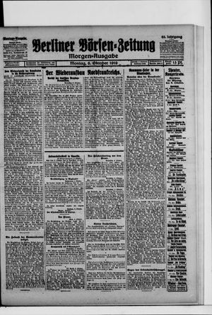 Berliner Börsen-Zeitung vom 06.10.1919