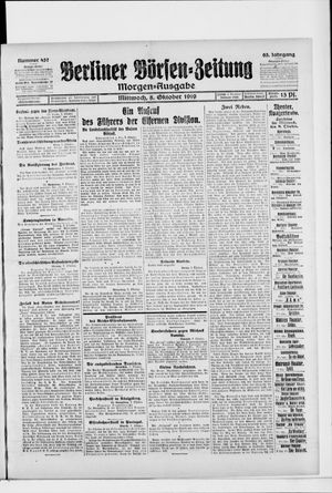 Berliner Börsen-Zeitung vom 08.10.1919