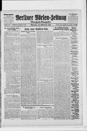 Berliner Börsen-Zeitung on Oct 13, 1919