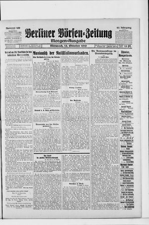 Berliner Börsen-Zeitung vom 15.10.1919