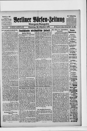 Berliner Börsen-Zeitung on Oct 28, 1919