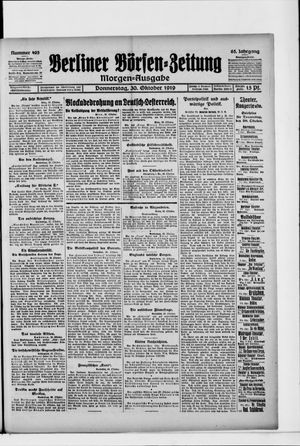 Berliner Börsen-Zeitung vom 30.10.1919