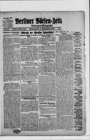 Berliner Börsen-Zeitung vom 01.11.1919