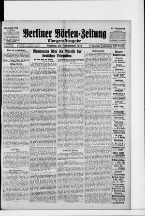 Berliner Börsen-Zeitung on Nov 28, 1919