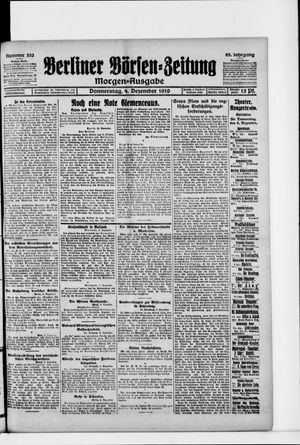 Berliner Börsen-Zeitung vom 04.12.1919