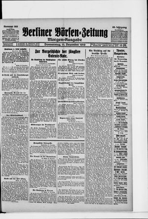Berliner Börsen-Zeitung vom 11.12.1919