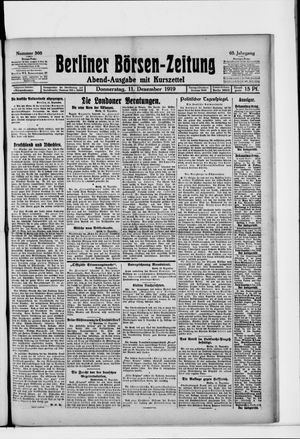 Berliner Börsen-Zeitung vom 11.12.1919