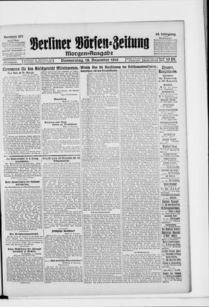 Berliner Börsen-Zeitung vom 18.12.1919