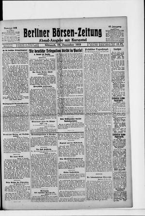 Berliner Börsen-Zeitung vom 24.12.1919