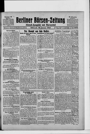 Berliner Börsen-Zeitung vom 28.01.1920