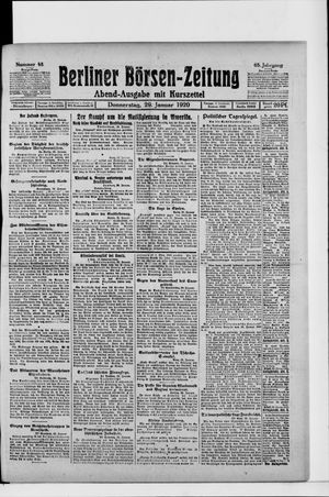 Berliner Börsen-Zeitung on Jan 29, 1920