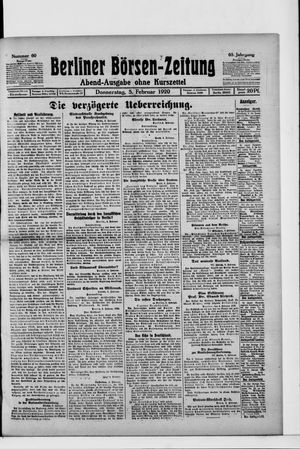 Berliner Börsen-Zeitung vom 05.02.1920