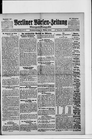 Berliner Börsen-Zeitung vom 04.03.1920