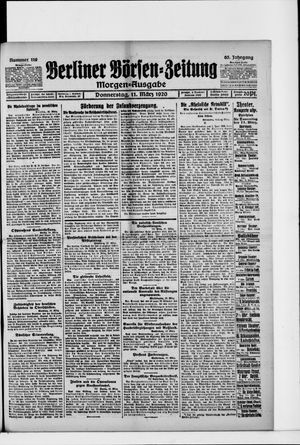 Berliner Börsen-Zeitung on Mar 11, 1920