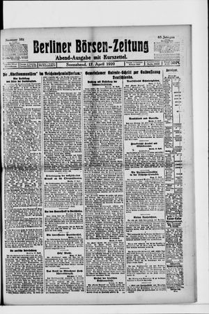Berliner Börsen-Zeitung vom 17.04.1920