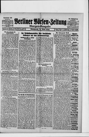 Berliner Börsen-Zeitung vom 12.05.1920