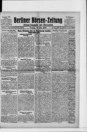 Berliner Börsen-Zeitung vom 14.05.1920