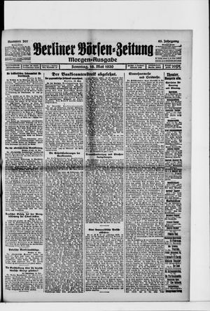 Berliner Börsen-Zeitung vom 16.05.1920