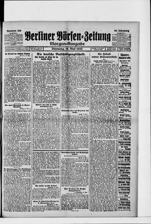 Berliner Börsen-Zeitung on May 18, 1920