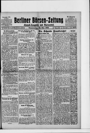 Berliner Börsen-Zeitung on May 20, 1920