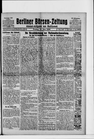 Berliner Börsen-Zeitung vom 21.05.1920