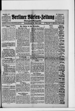 Berliner Börsen-Zeitung vom 22.05.1920