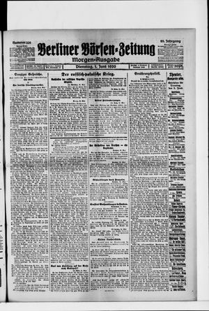 Berliner Börsen-Zeitung on Jun 1, 1920