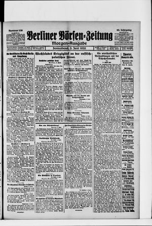 Berliner Börsen-Zeitung vom 05.06.1920