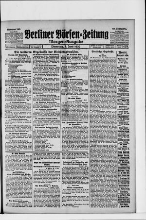 Berliner Börsen-Zeitung on Jun 8, 1920