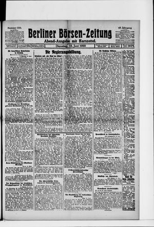 Berliner Börsen-Zeitung vom 15.06.1920
