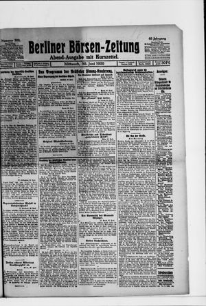 Berliner Börsen-Zeitung vom 30.06.1920