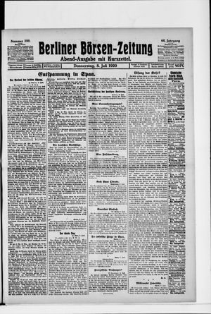 Berliner Börsen-Zeitung vom 08.07.1920