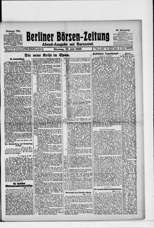 Berliner Börsen-Zeitung vom 12.07.1920