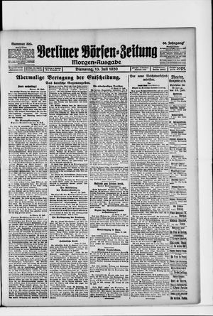 Berliner Börsen-Zeitung vom 13.07.1920