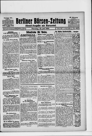 Berliner Börsen-Zeitung vom 13.07.1920