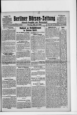 Berliner Börsen-Zeitung vom 26.07.1920
