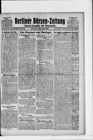Berliner Börsen-Zeitung vom 28.07.1920