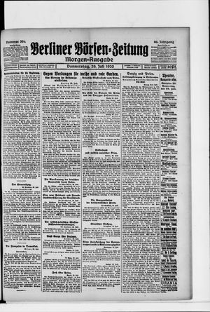 Berliner Börsen-Zeitung vom 29.07.1920