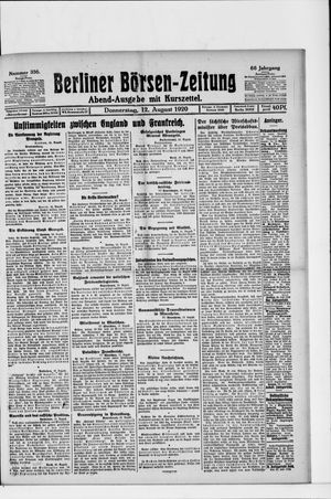 Berliner Börsen-Zeitung vom 12.08.1920