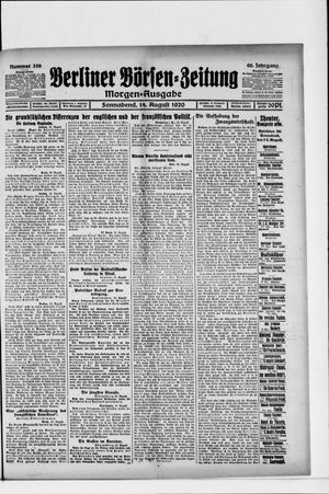 Berliner Börsen-Zeitung vom 14.08.1920