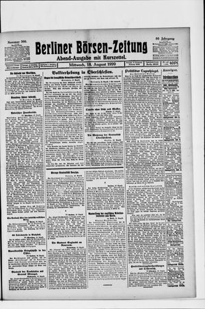 Berliner Börsen-Zeitung vom 18.08.1920