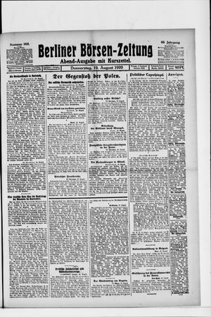Berliner Börsen-Zeitung vom 19.08.1920