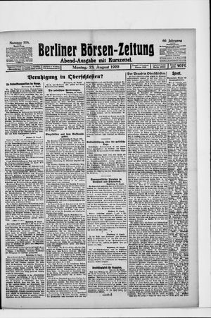 Berliner Börsen-Zeitung vom 23.08.1920