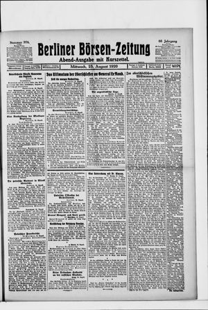 Berliner Börsen-Zeitung vom 25.08.1920